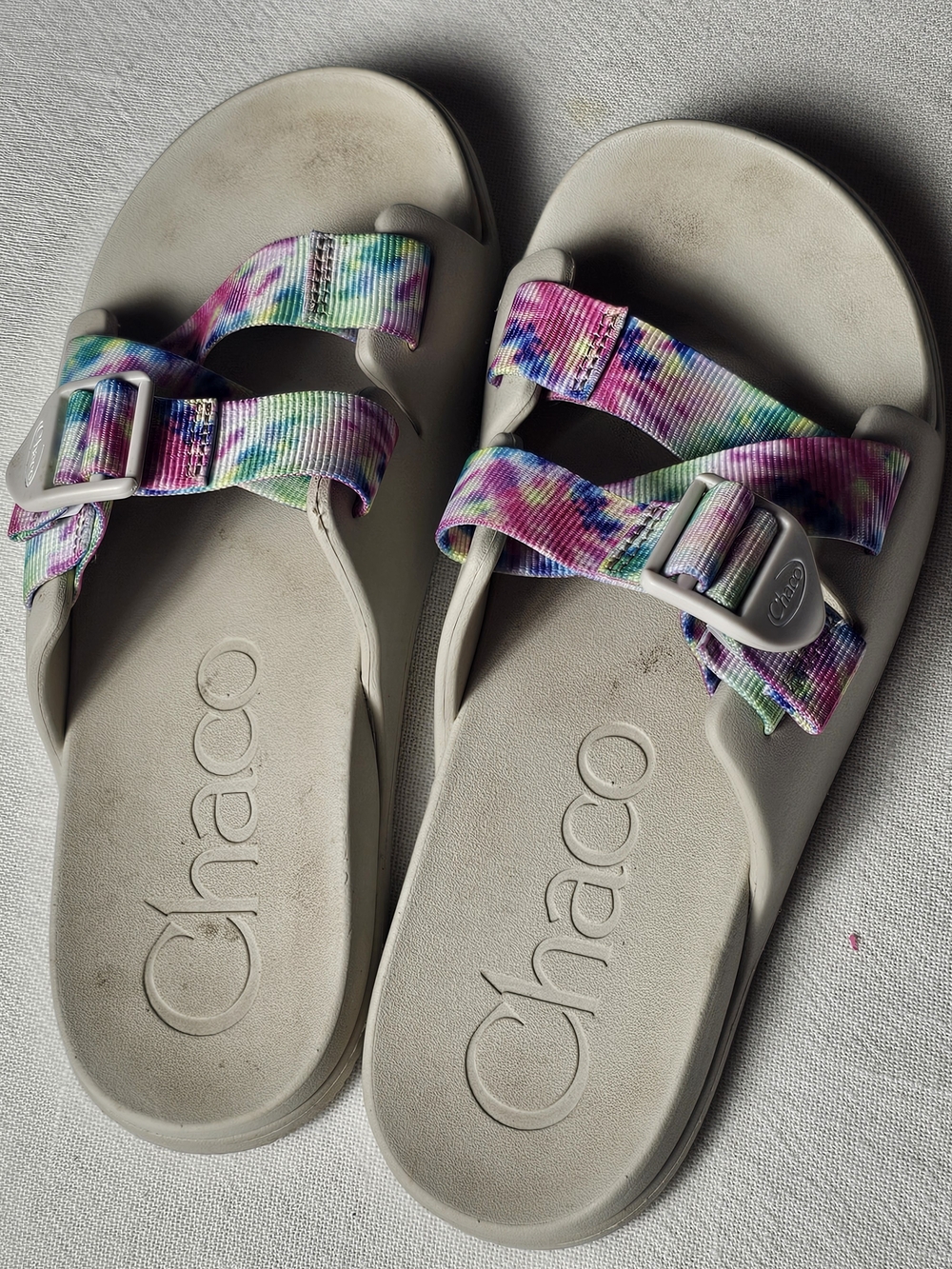 Chaco Chillos Slides Womens Size 8 Tie-dye - Picture 5 of 6